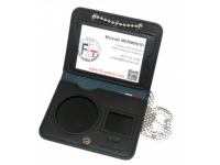 Porte Carte 2 volets SEUL + CHAINETTE (EMPLACEMENT POUR GRADE ET MEDAILLE) 